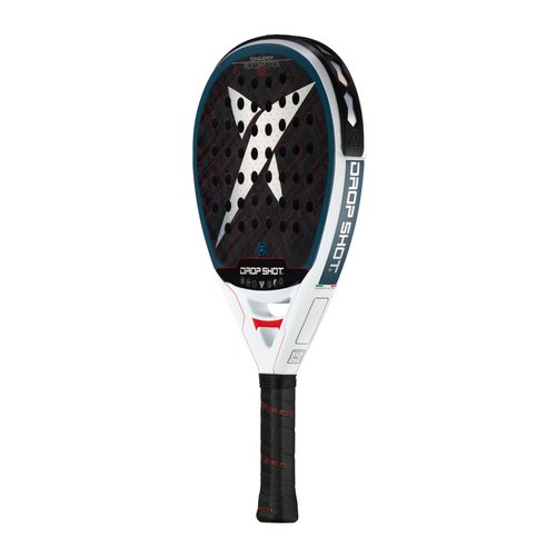 Drop Shot Conqueror 12 Padel Racket 12K Carbon with Eva Pro Core Teardrop Shape High Performance Competition Frame