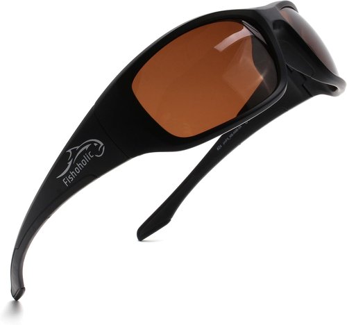 Fishoholic Pro Series Polarized Fishing Sunglasses - UV400 Protection for Ultimate Comfort