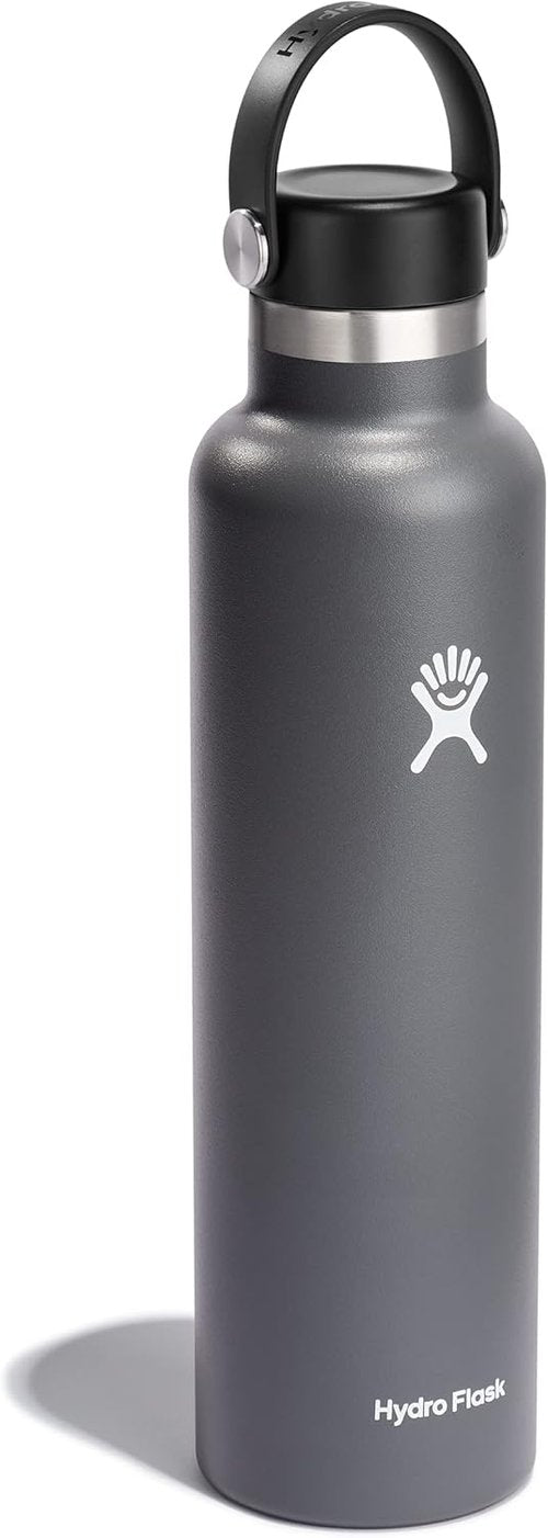 Hydro Flask Water Bottle - Insulated Stainless Steel - Leakproof & Non-Spill | 24 Oz Stone