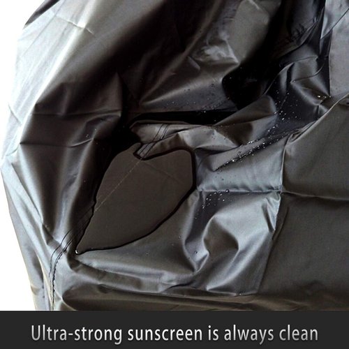 J&C Rowing Machine Cover, 420D Heavy Duty Fitness Equipment Protective Cover, Dust Cover fot Folding Water Rowing Machine 300lb Weight Capacity Concept 2 Rowing Machine Waterproof 95x24x40inch (Black)