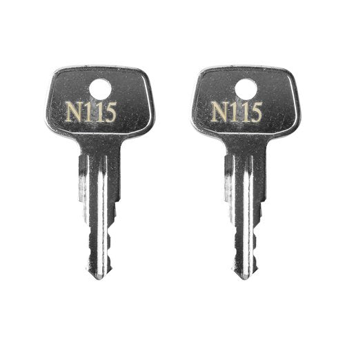 N115 Key Replacement for Thule Rack Core, Key Cylinder for Bike Rack Lock, Roof Cargo Lock, Roof Rack Locks, Cross Bars, Towers, Ski Rack Etc