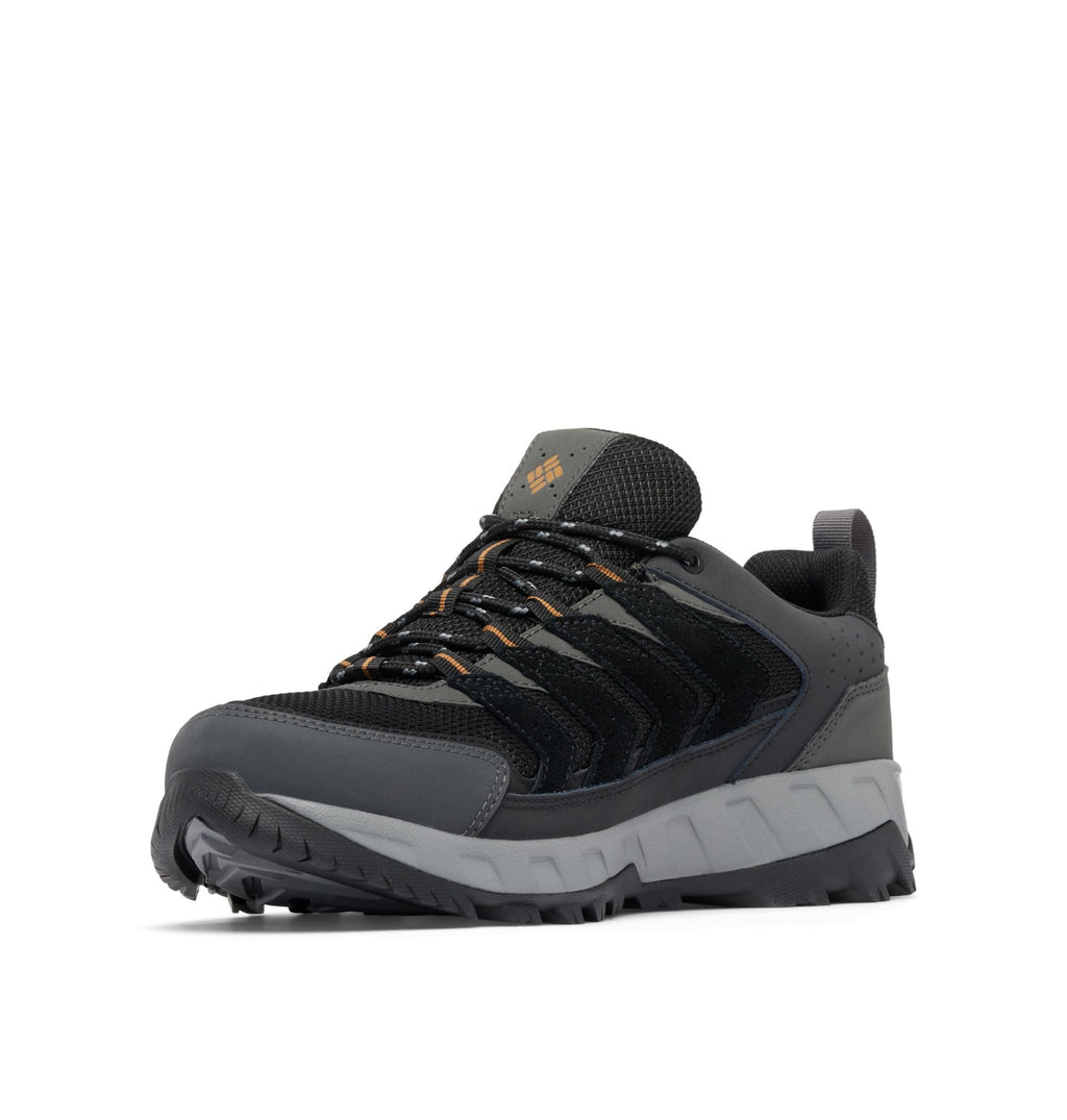 Columbia Men's Strata Trail Low Waterproof, Black/Elk, 11