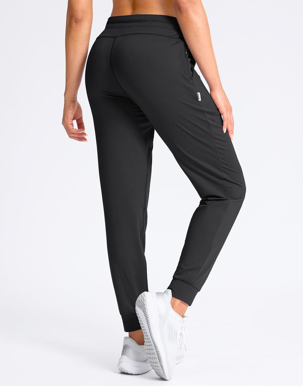 SANTINY Women's High Waisted Joggers - Soft Stretch Sweatpants with Pockets for Athletic Workouts