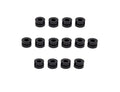 HZUTUZH Black Rubber Silicone Carabiner Keeper Retainer - Belay & Rigging Stopper for All Types of Locking Carabiner & Quickdraw (10)