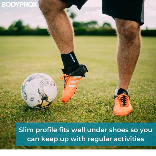 Bodyprox Ankle Brace - Lace-Up Support for Sprained Ankles | Adjustable Size for Men & Women