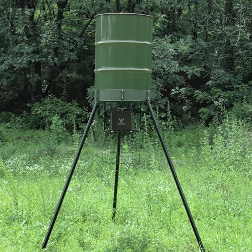 12V Digital Deer Feeder Kit with Programmable Feeding Schedule for Hunting