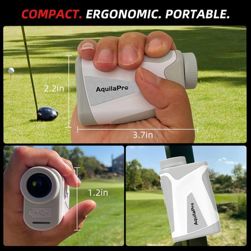 AquilaPro Mini4 Golf Rangefinder and Rangefinder Case