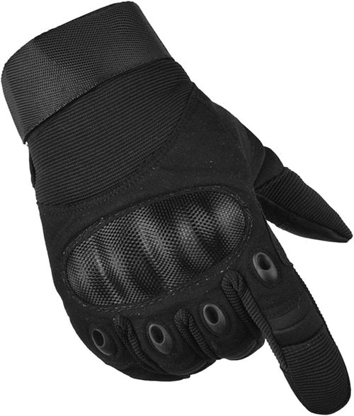 HYCOPROT Tactical Gloves for Men - Touchscreen Hard Shell Palm Pad for Motorcycle & Shooting | Durable & Versatile