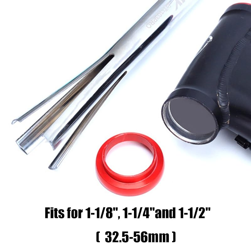 Bicycle Headset Cup Remover Tool for 1-1/8", 1-1/4" & 1-1/2" (32.5–56mm) High-Grade Steel