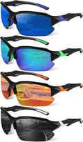 Skiennix Polarized Sports Sunglasses - UV Protection for Men & Women | Ideal for Baseball, Cycling, Running, Fishing