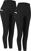 Fengbay High Waist Yoga Pants - Tummy Control Leggings with Pockets for Women | 2 Pack