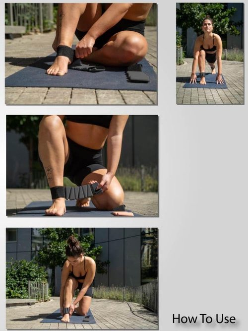 GAOS Wrist & Ankle Weights for Women - Wearable Weighted Bangles for Pilates, Yoga, Walking & Strength Training,Adjustable Fit, Soft Silicone Anti-Slip Design - 2 lbs Pair (Set of 2).