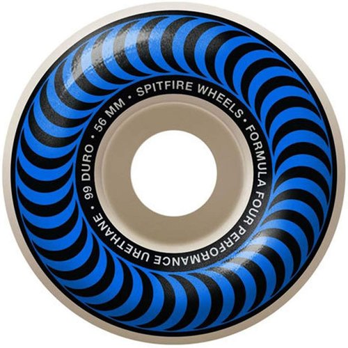 Spitfire Skateboard Wheels F4 Classics 99A Blue/White 56mm