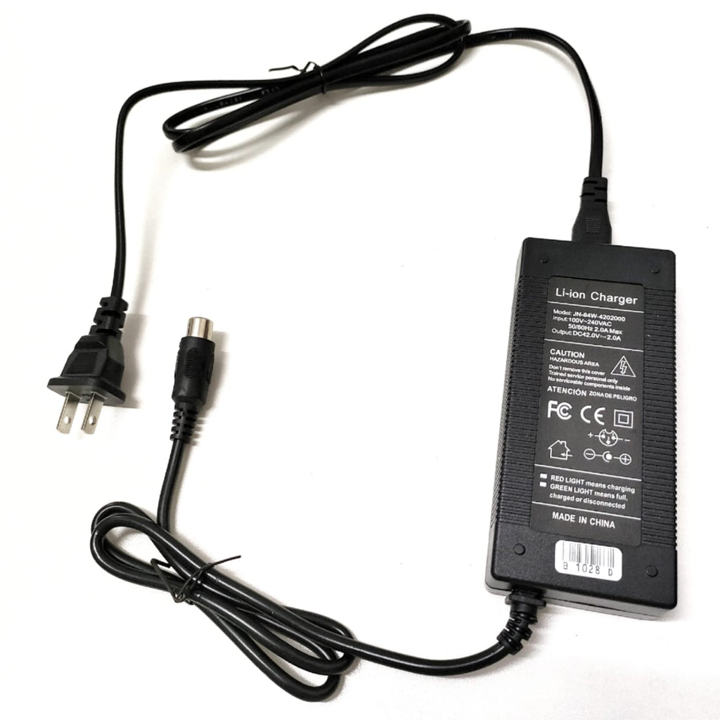 [Verified Fit] 42V 2A Fast Charger for NAKTO 36V Classic City Camel Fashion Elegance Pony Stroller Mini Cruiser and Glion Dolly, Fit RCA Plug Only (Pls Check! NOT for Ranger/Skylark or 48V Version!!)