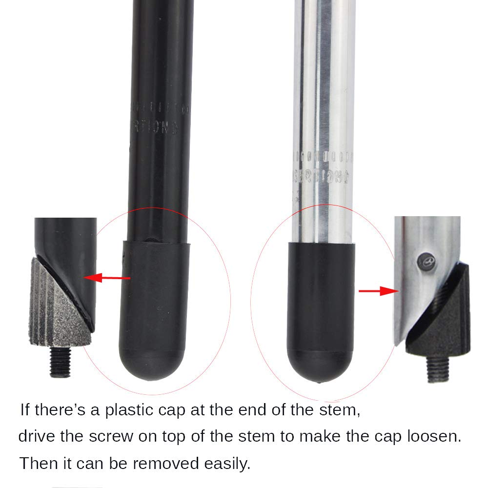 UPANBIKE 25.4mm Bike Handlebar Stem 22.2mm Bicycle Stem Gooseneck Shape 40mm 80mm Stem Length 150mm 180mm 220mm For Mountain Bike, Road Bike(80mm*180mm*30°,black)