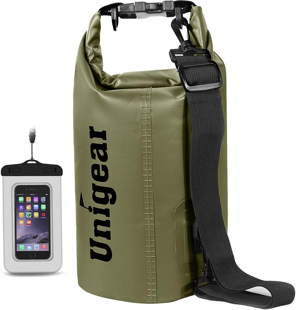 Unigear Waterproof Dry Bag - Lightweight Floating Design for Kayaking, Fishing & Camping | 2L-40L Sizes