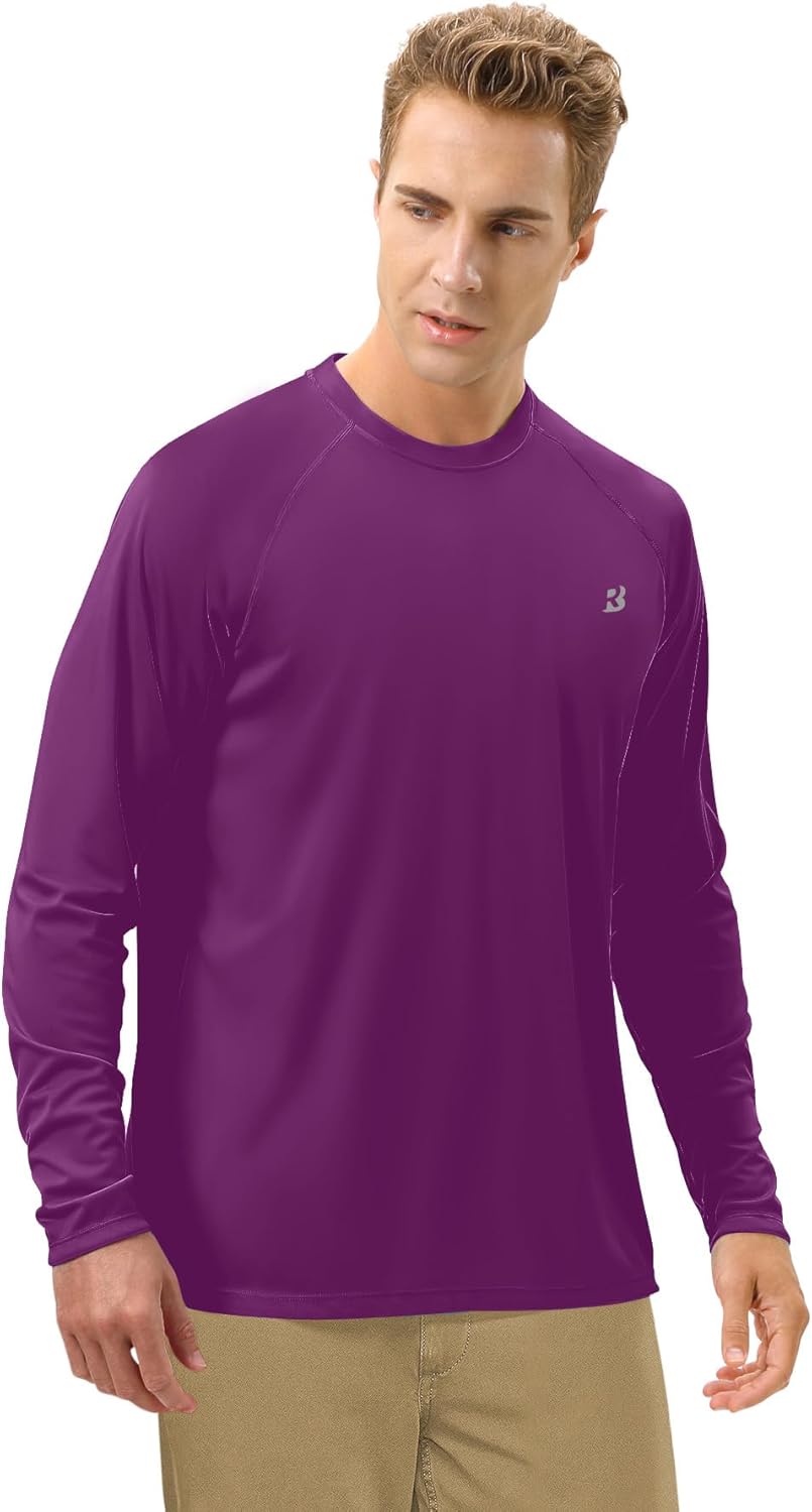 Roadbox UV Sun Protection Shirt - Men's Long Sleeve UPF 50+ Rash Guard for Fishing & Outdoor Activities
