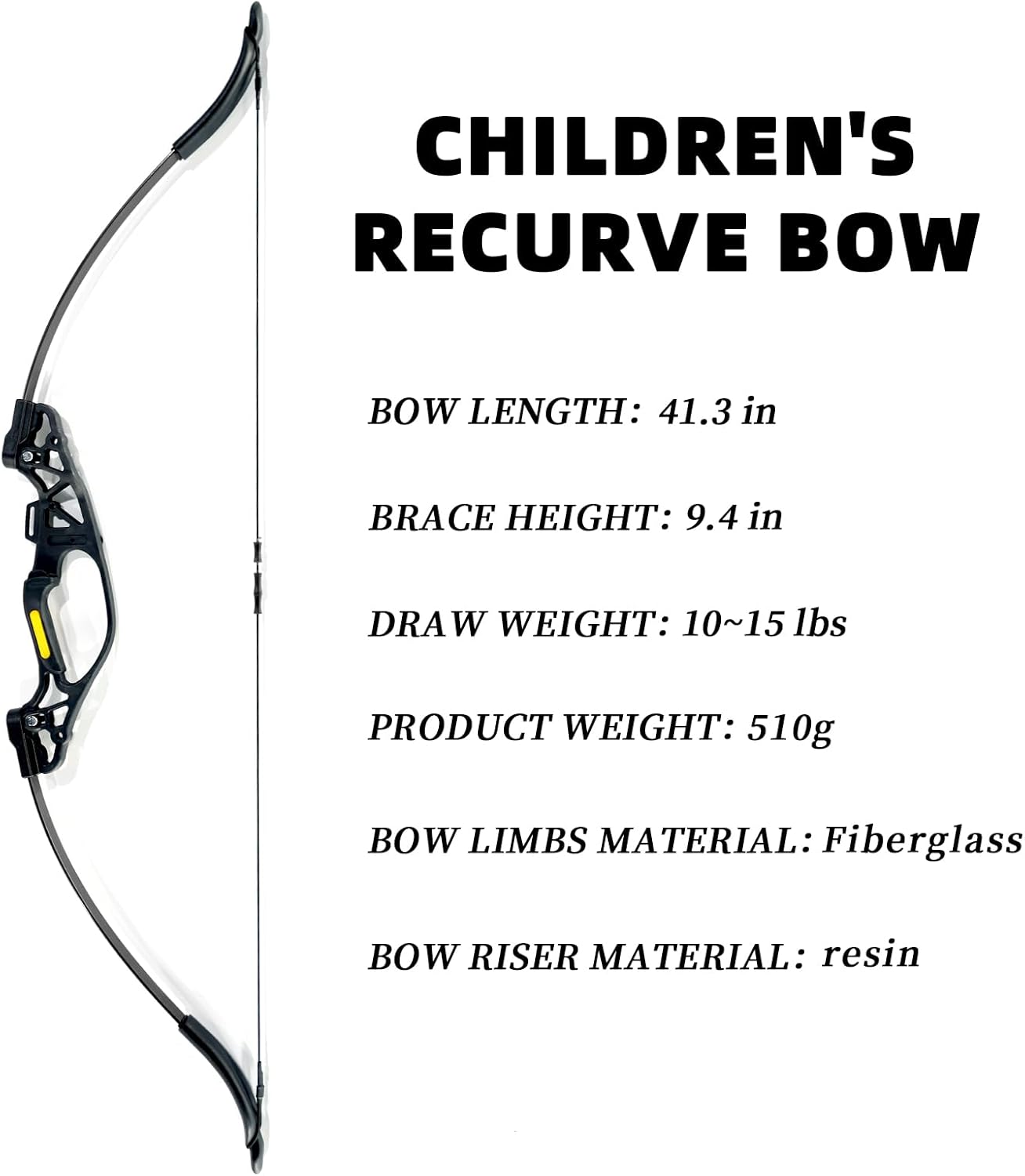Skiennix Archery Set - Youth Bow and Arrow for Beginners | Adjustable 10-15 lbs for Skill Training