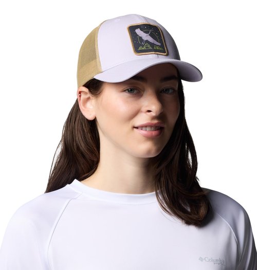 Columbia Women's PFG Mesh Ball Cap, Lavender Pearl/Beach/W Bird Storm, One Size