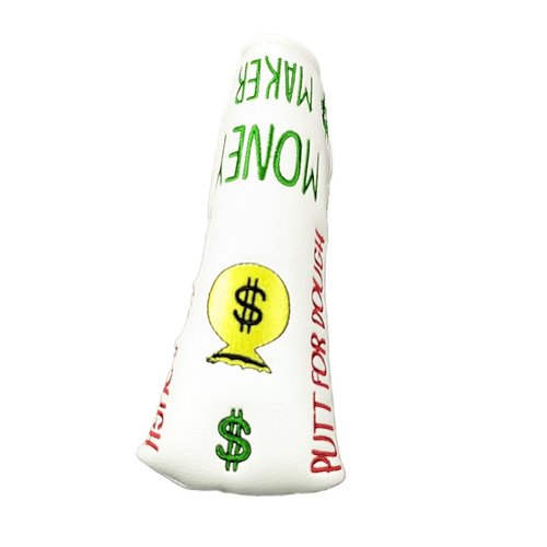 Foretra Golf Putter Cover - Magnetic Blade Mallet Putter Cover - Putt for Dough Golf Club Covers for Men Women Golfer Accessories Fits Scotty Ping Taylormade Callaway Odyssey