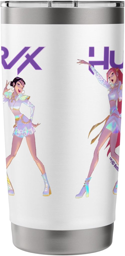 HUNTR/X KPop Demon Hunters Stainless Steel Insulated Tumbler - Officially Licensed, Durable Design