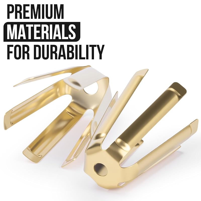 Brass Golf Shaft Adapters Set – 10 Pieces Universal Shims for .335/.350/.355/.370 Shafts