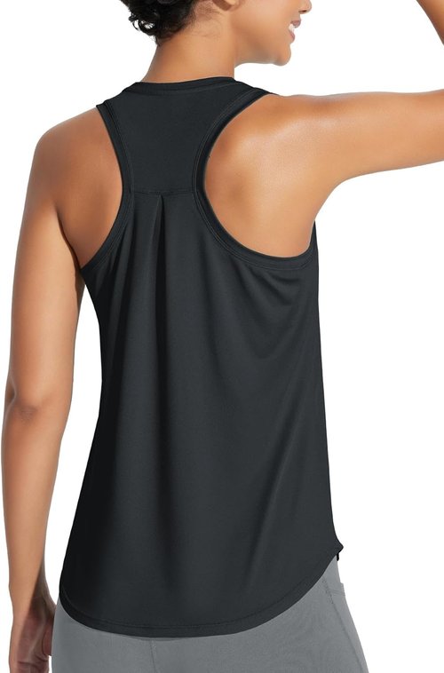 Baleaf Women's Athletic Tank Tops - Quick Dry Sleeveless Racerback for Yoga & Gym | Breathable Fitness Wear