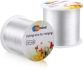Sumind Fishing Line - Clear Nylon Thread for Crafting & Beading | 0.3mm, 360 Yards (1080ft)