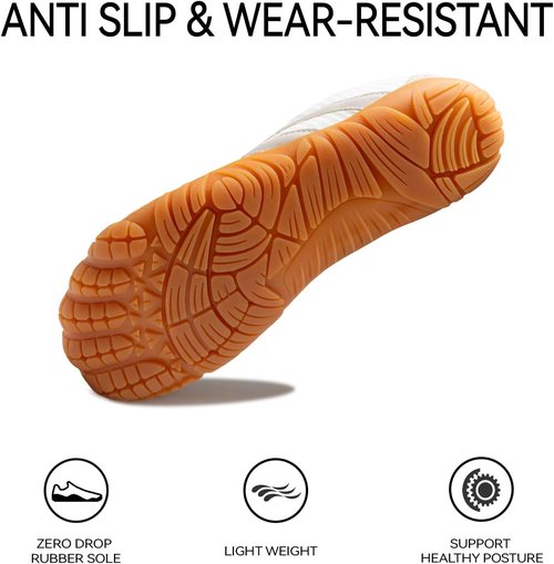 Barefoot Shoes | Women’s Casual Sneakers with Wide Toe Box - Lightweight, Breathable & Comfortable for Hiking & Walking
