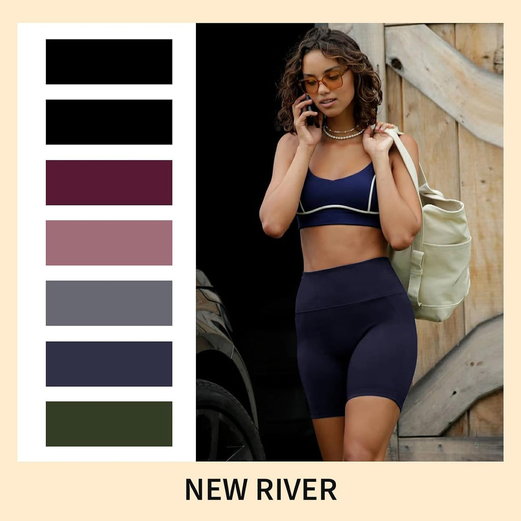 TNNZEET Biker Shorts for Women - High Waisted Tummy Control Spandex | 5''/8''/3'' Workout & Yoga