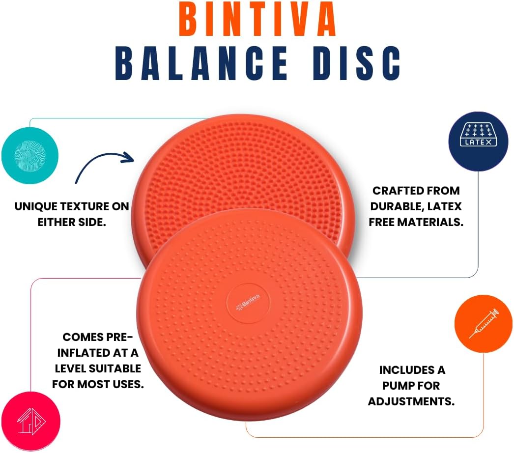 Wobble Cushion Balance Disc - Enhance Stability with Wobble Seat & Therapy Pads | Sensory Room Essential