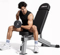 JOROTO Adjustable Weight Bench - 1300LBS Capacity for Home Gym | Incline, Decline & Flat Press, Foldable Design