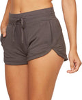 Colosseum Active Women's Dolphin Lounge Shorts - Four-Way Stretch Micro Terry with Pockets