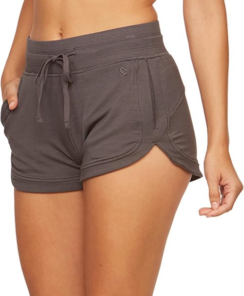 Colosseum Active Women's Dolphin Lounge Shorts - Four-Way Stretch Micro Terry with Pockets