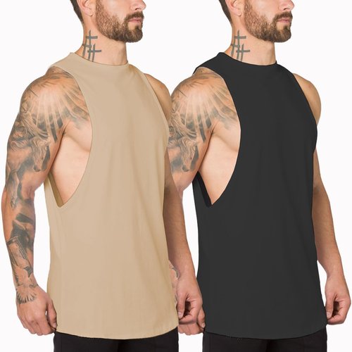 Muscle Killer Men's Muscle Cut Off Gym Tank Tops - Bodybuilding Fitness Shirts | 1, 2, or 3 Pack