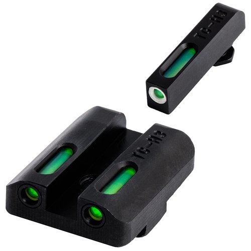 TruGlo TFK Fiber Optic and Tritium Handgun Laser Sight Accessories Set with Front Focus Lock for Glock 17/17L, 19, 22, 23, 24 Models and More