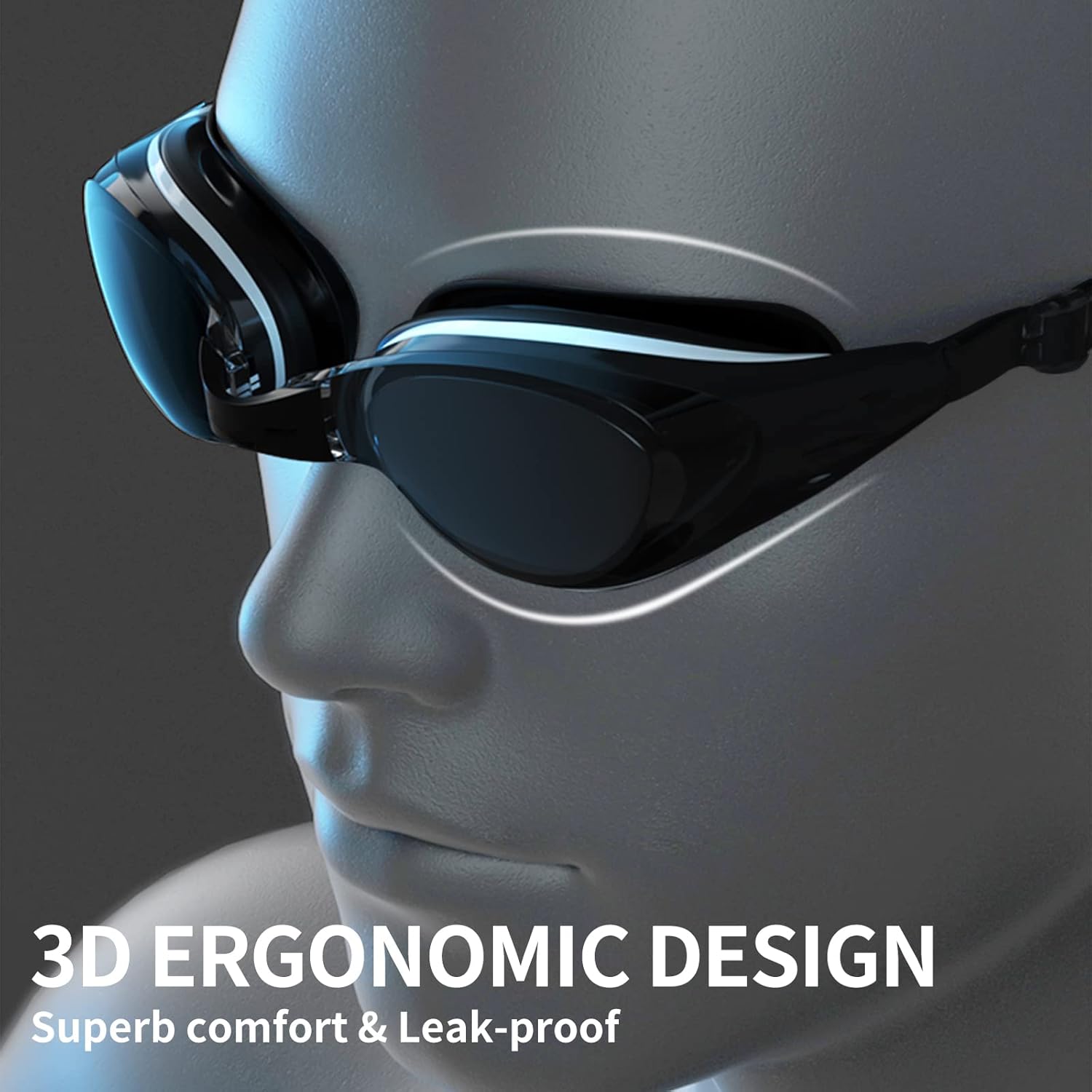 Swim Goggles - Anti-Fog & Anti-UV Protection | 2-Pack for Adults & Youth