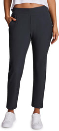 RBX Women's Ankle Pants - Quick-Drying, Lightweight Stretch Flat-Front Design | Perfect for Active Wear