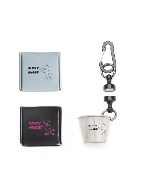 Birdy Juice Shot Glass The Ultimate Birdie Celebration Cup - Carabiner Bag Attachment - Magnetic Food Grade Stainless Cup - Easy Cleaning, Best Golf Gift, Essential Golf Accessories