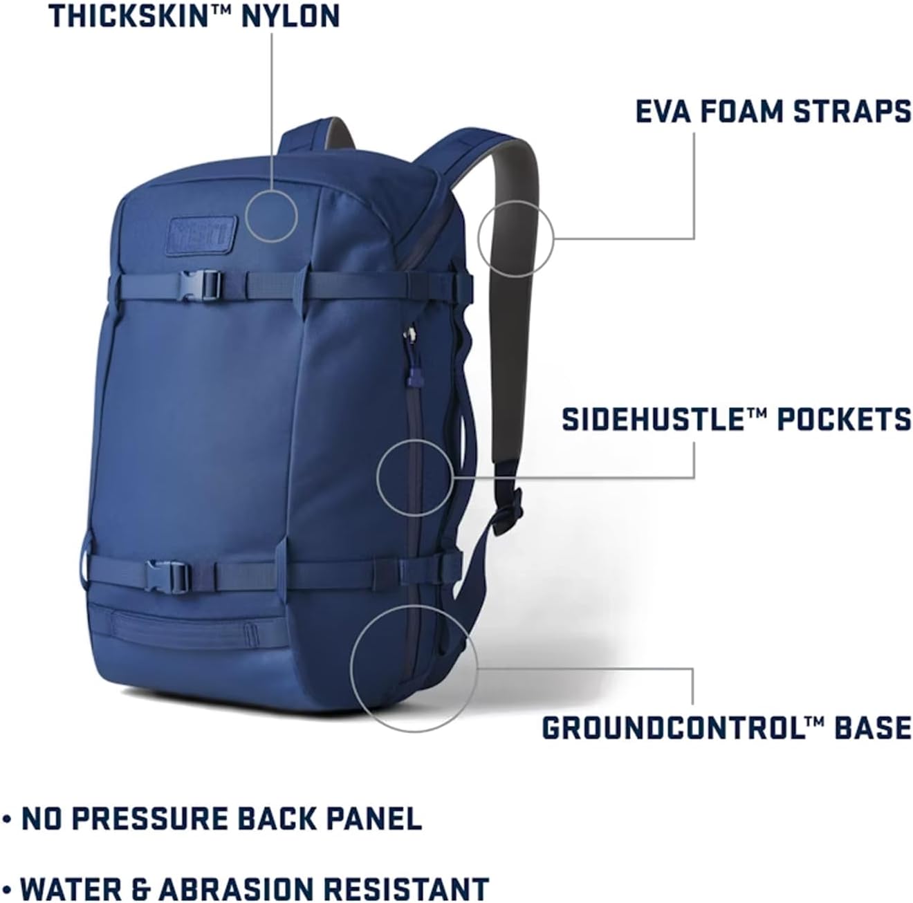 YETI Crossroads Backpack - Durable, Versatile Design for Outdoor Adventures | 20L Capacity