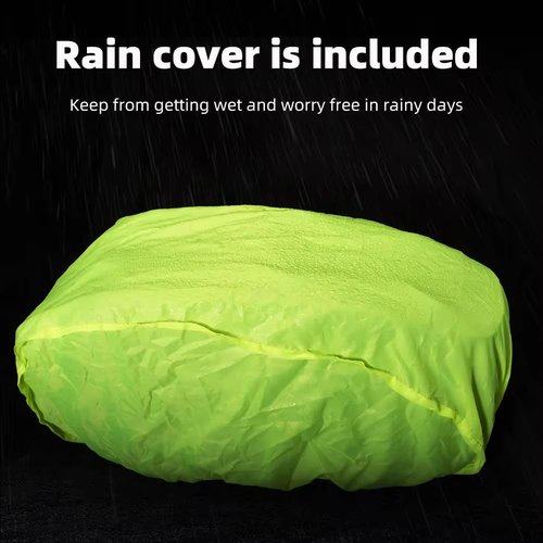 ThinkRider Bike Bags for Bicycle Rear rack 14L Hard Shell Waterproof Bike Ebike Trunk Pannier Saddle Seat Bag Carrier with Reflector, Rain Cover & Shoulder Strap for Commuter Travel Outdoor