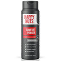HAPPY NUTS Comfort Powder Deodorant for Men - Aluminum-Free, Anti-Chafing, 6 oz | Fragrance-Free