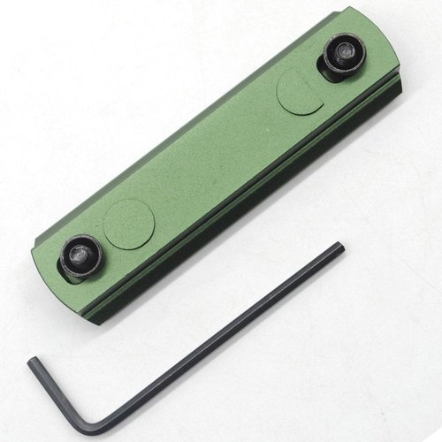 TriRock Outdoor Keymod Rail Section Olive Drab Green Color for Picatinny & Weaver Rail