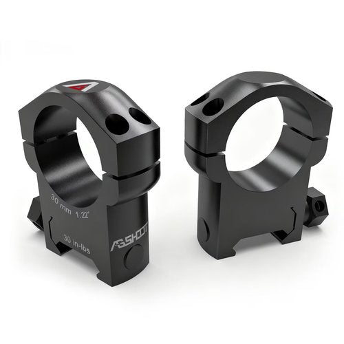 AGSHOOT High Profile 30mm Scope Rings for Picatinny Rail, 1.22" Center Height