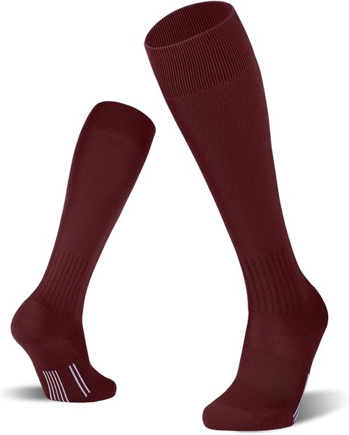 FITRELL 2/3 Pack Soccer Socks Baseball Softball For Youth Kids Boys Girls, Over-The-Calf Football Socks for Adult Men Women