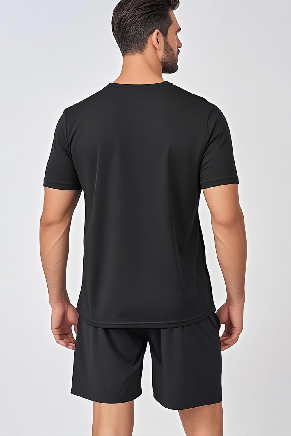 Skiennix Men's Short Sleeve Athletic Shirts - Quick Dry, Moisture-Wicking Casual Tees | 7/8 Pack