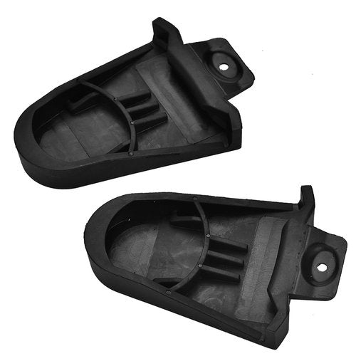 HilBeliFU 1Pair Cycling Shoes Cleat Covers, Comfortable Bike Pedal Cleat Cover, Rubber Road Bike Pedal Protectors, Replacement Pedals Cleats Compatible with SPD SL, 3.7x2.5x0.6in