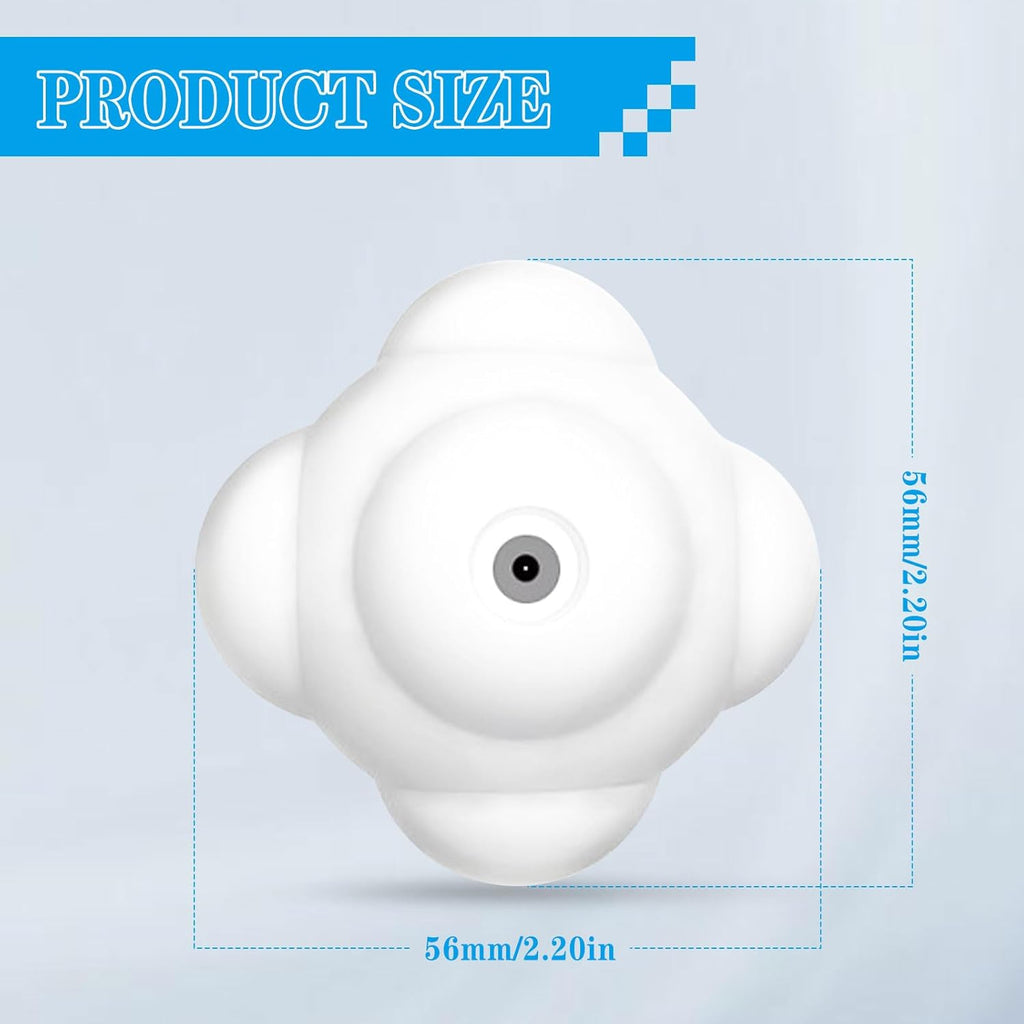Smart Reaction Ball - Reflex Training Tool with Color-Changing Lights | Rechargeable Silicone Design