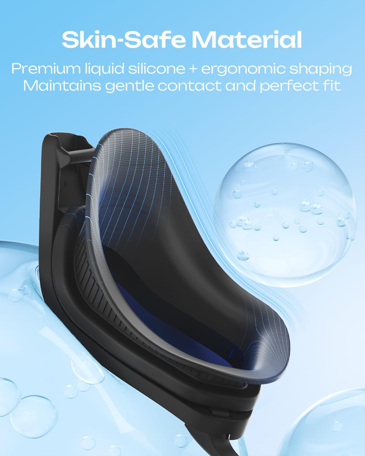 OLANRUN Swim Goggles - Unisex Anti-Fog, UV Protection, No Leakage for Adults & Youth | HD Wider View
