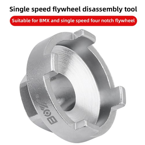 Chainrise Sprocket Puller Tool 4 Notch Freewheel Remover Tool for BMX & Single Speed Bikes Compatible with Shimano Freewheel Removal Tool